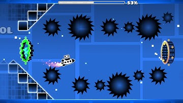 "Yzarc Layout" (Unfinished Level (I delete this level;()) // Geometry Dash // #shorts