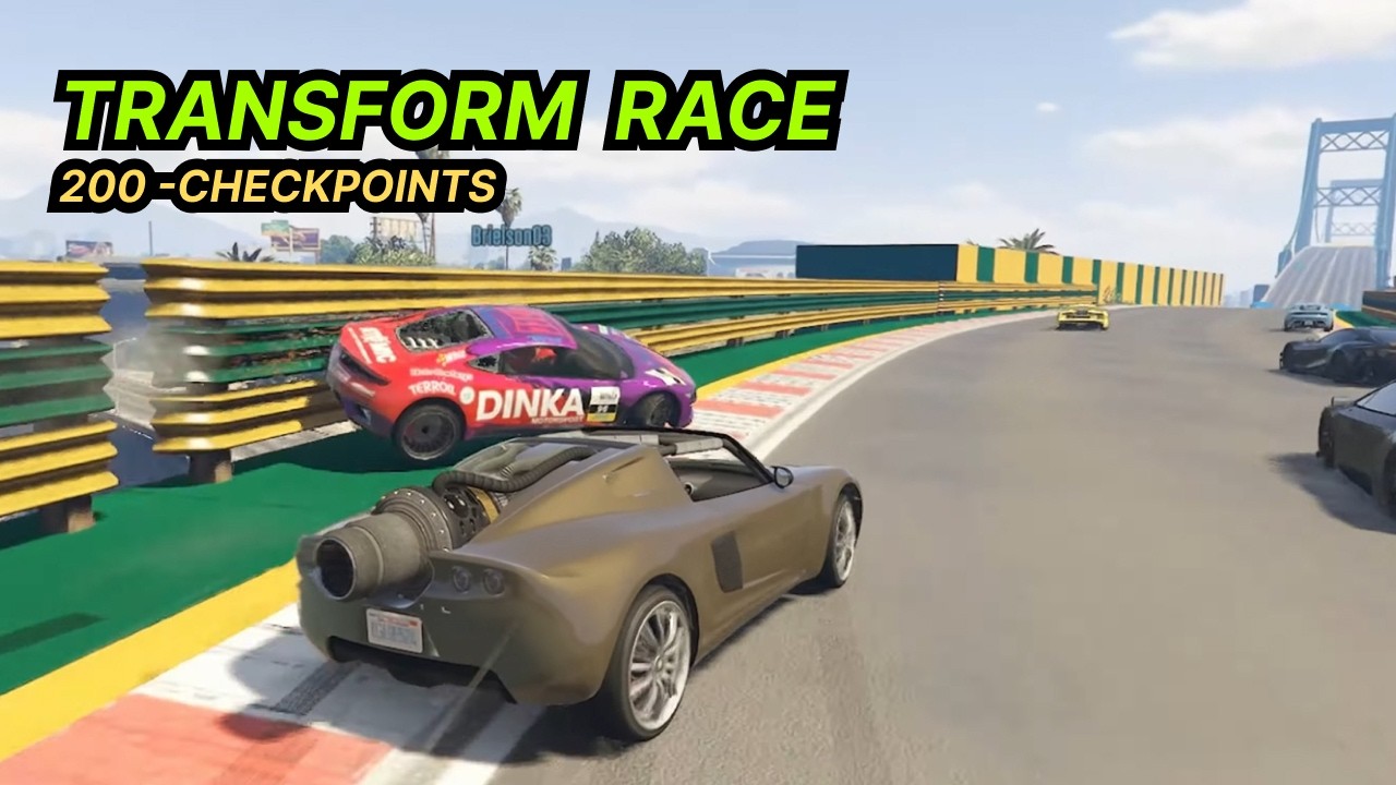 GTA V - Transform Races | {PS5} ML8 Larga Random 5 Mapache loco 8C
