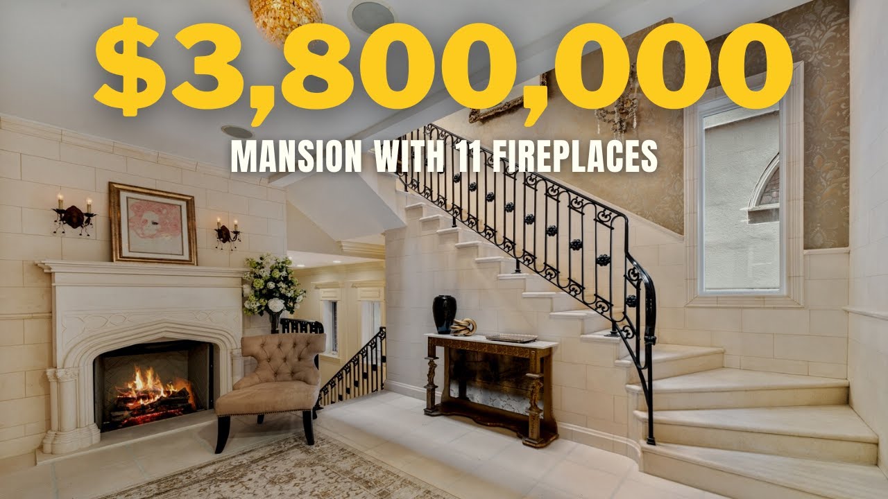 Inside $3.8 Million Mansion With 11 Fireplaces  | Andrei Savtchenko