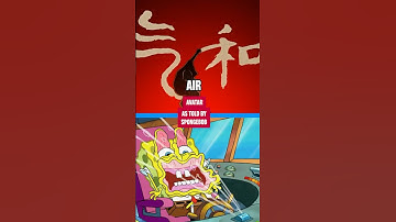 SpongeBob tells the Avatar story! #shorts
