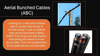 Aerial Bunched Cables (ABC)