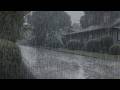 Heavy Rain Sounds for Sleeping | Fall Asleep Fast with Relaxing Rainstorm and Calm Night Ambience