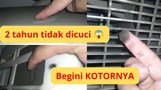 Cuci AC 2 tahun tidak dicleaning 😱