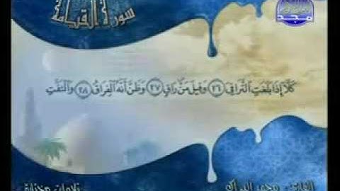 محمد البراك - سورة القيامة