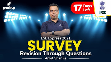 ESE 2021 Prelims | Civil Engg. | SURVEY Revision Through Questions | By Ankit Sir