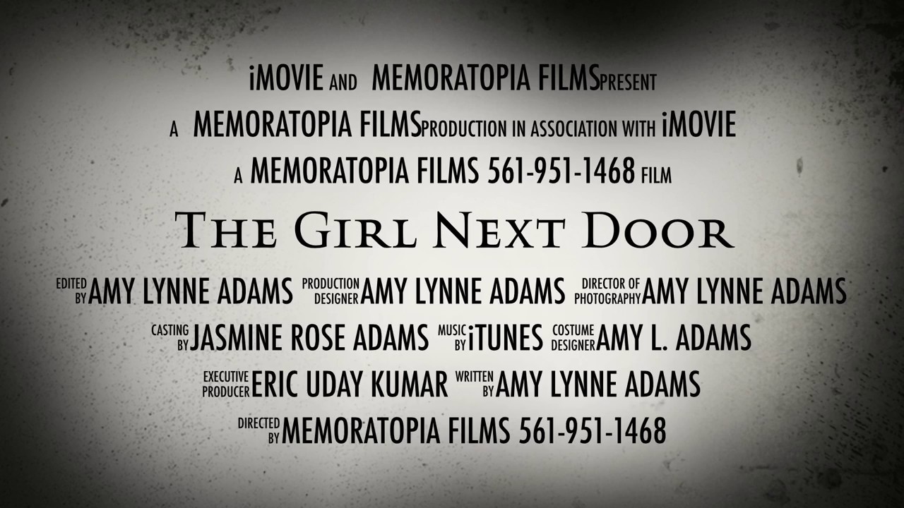 The Girl Next Door Horror Youtube
