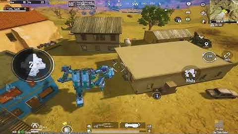 (PUBG Mobile #26) Solo Squad Rank Đầu Mùa Map Sa Mạc Cầm Robot Bắt Người Quá Đã