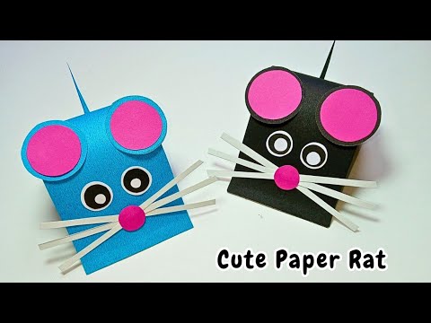 Paper Mash Rats DIY Cute and Easy Paper Rat 🐀 | How To Make Rat with Paper | Paper ...
