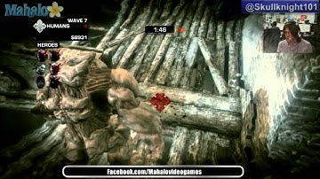 Gears of War 3 Beast Mode 2nd Attempt WIN! Skullknight101 Part 2