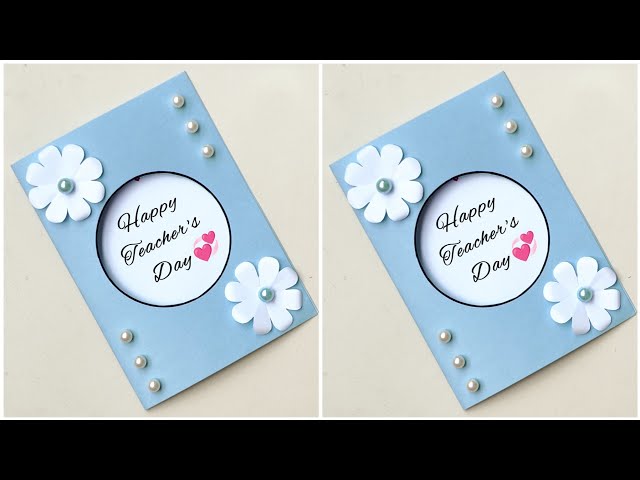 How To Make Handmade Greeting Cards For Teachers Day
