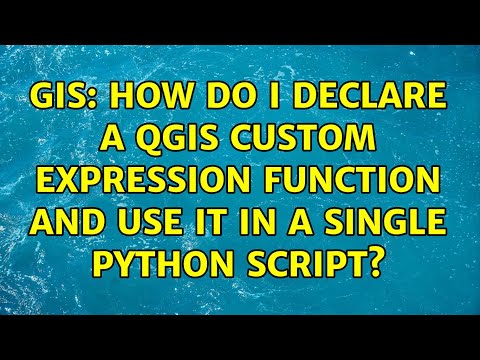 GIS: How do I declare a QGIS custom expression function and use it in a single python script?