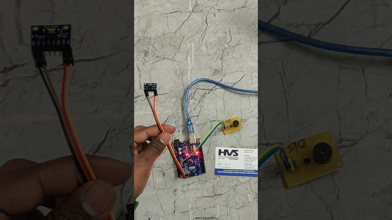 Акселерометр ADXL345 с функцией срабатывания зуммера при движении в направлении для Arduino Uno