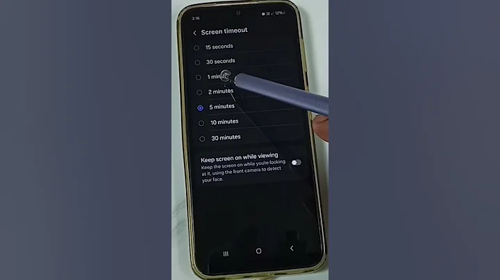 2 Ways to Set Screen Timeout to NEVER on Samsung Galaxy A16 5G