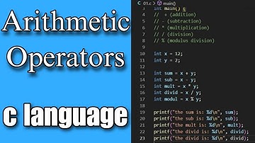 Arithmetic Operators in c language [ modulus operator ]