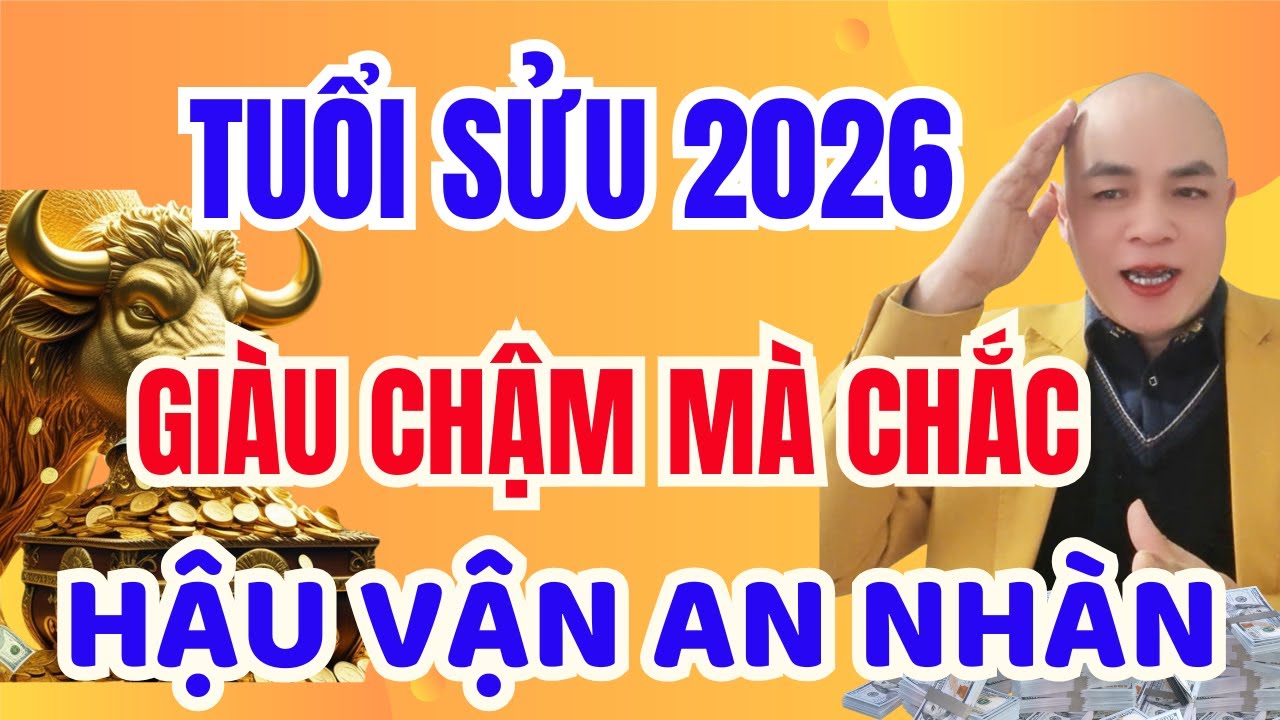 Tuổi Sửu 2026: Nền Móng Vững Chắc, Tài Lộc Bền Lâu – Hậu Vận An Nhàn Ít Ai Có Được
