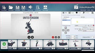 How to change the position of map icon | Europe Map Slides | Videomaker fx