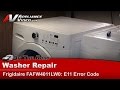 Frigidaire, Elextrolux  Washer - Not Draining & Has E11 code,functions buttons not working