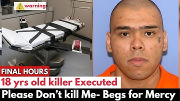 Youngest Texas Death Row Inmate Executed,Brutal r@pe & Murder at 18,Donated His kidneys before Death