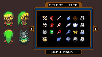 The Legend of Zelda: Oracle of Secrets DEKU ZORA WOLF MASK