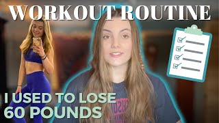 My Workout Routine to Lose 60 Pounds | Teenage Weight Loss