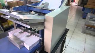 Dynafold Paper Folding Machine - 4 Plate with Vertical Stacker