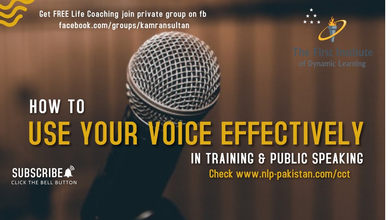 How to Use Your Voice Effectively in Public Speaking - YouTube