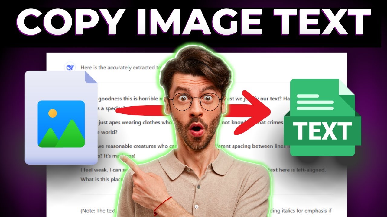 Image To Text Converter [AI] How To Copy Text From Image - YouTube