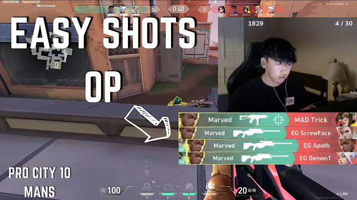 Marved Easy Shots with the OP in PRO 10 MANS | VALORANT Clips