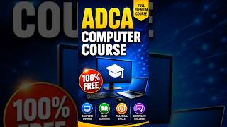 Adca full computer course free in hindi @upciss #adca #upciss