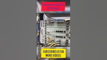 Huawei OptiX RTN 980 #telecom #pktelecommunications