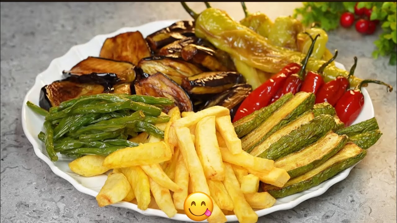 💯 YAĞSIZ ! KARIŞIK KIZARTMAYI ❌ BU ŞEKİLDE  YAPIN❗️YAĞ DERDİ YOK KIZARTMA YOK  