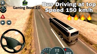 Euro Bus Driving Simulator || Top Speed 150 km/h || Driving Volvo SR 2020 | Gaming Beast 2.0 screenshot 5