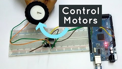 How to Control a DC Motor with Arduino using L293D IC #diy #arduino
