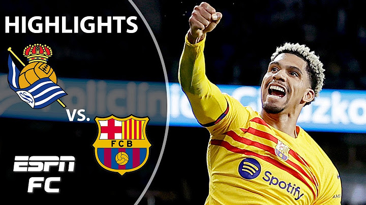 🚨 DRAMA AT THE FINISH! 🚨 Real Sociedad vs. Barcelona | LALIGA Highlights | ESPN FC