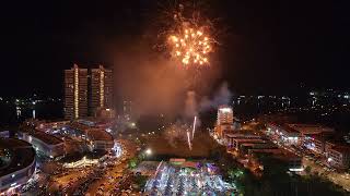 Sibu BCF closing ceremony fireworks show 2023