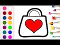 drawing a picture of a women&#39;s bag | әйелдер сөмкесінің суретін салу| رسم صورة حقيبة نسائية