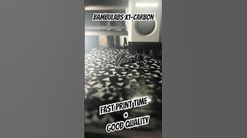 BambuLabs X1-Carbon pushin the speed limit