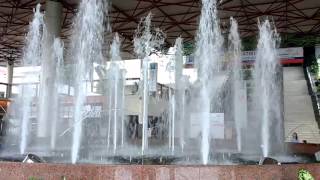 Air Mancur Menari Di Bandara Juanda Dancing Water Fountain On Juanda Airport
