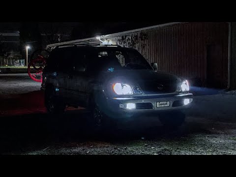2000 LX 470 Front End Complete LED Upgrade - YouTube