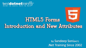 HTML5 Tutorial - 3 - Form Attributes