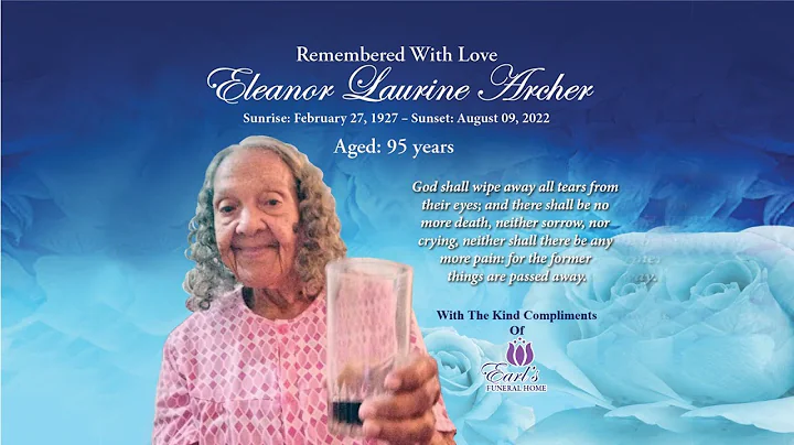 Celebrating the Life of Eleanor Laurine Archer