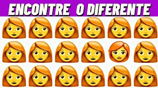 qual é o emoji diferente - 99% erram encontre o emoji diferente em 30 segundos!