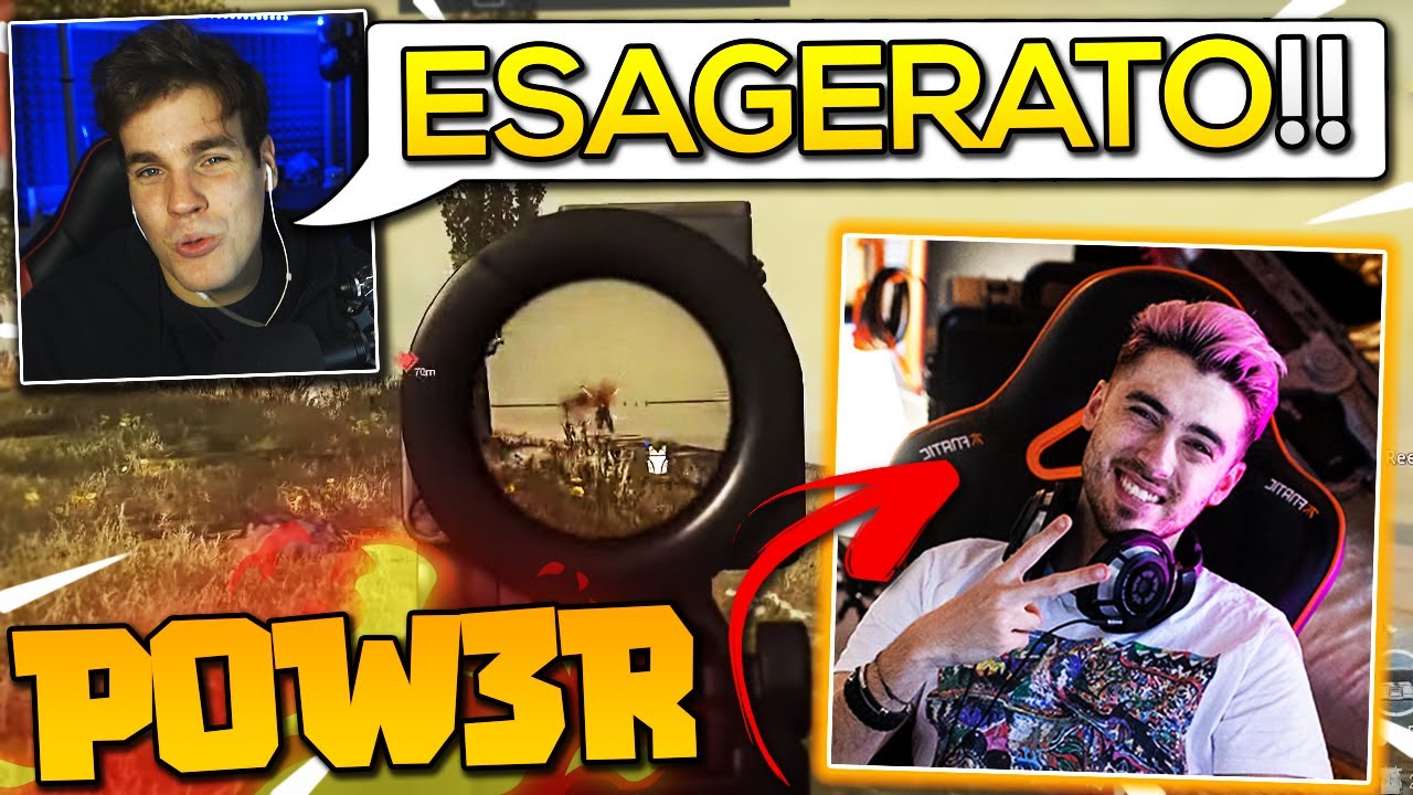 REACTION* IL PLAYER PIÙ FORTE AL MONDO DI WARZONE !! [POW3R] #3 - YouTube