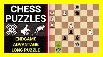 Chess Puzzles to Practice. Themes: Endgame, Advantage, Long puzzle. Learn Chess