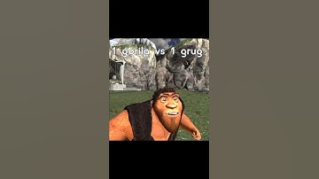 1 Grug VS 1 Gorilla The Croods