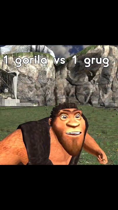1 Grug VS 1 Gorilla The Croods