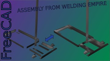 FreeCAD- Assembling a Welding Empire Design In A2+|JOKO ENGINEERING|