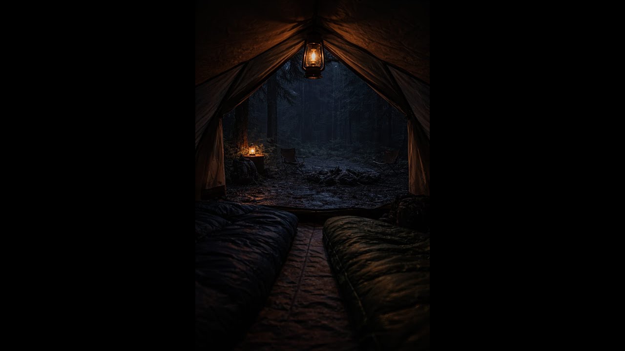 Peaceful Forest Rain 🌲 | A Quiet Night for Deep Rest Sleepy Rain 🎧