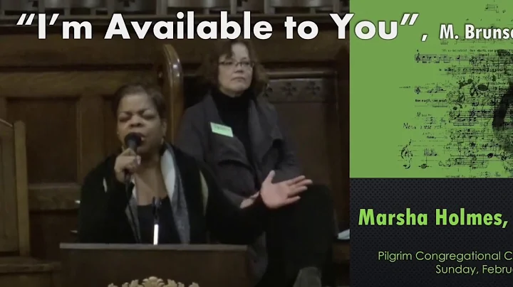 "I'm Available to You" | Marsha Holmes, Soloist