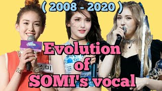 Evolution of Somi's Vocal (2008-2020)